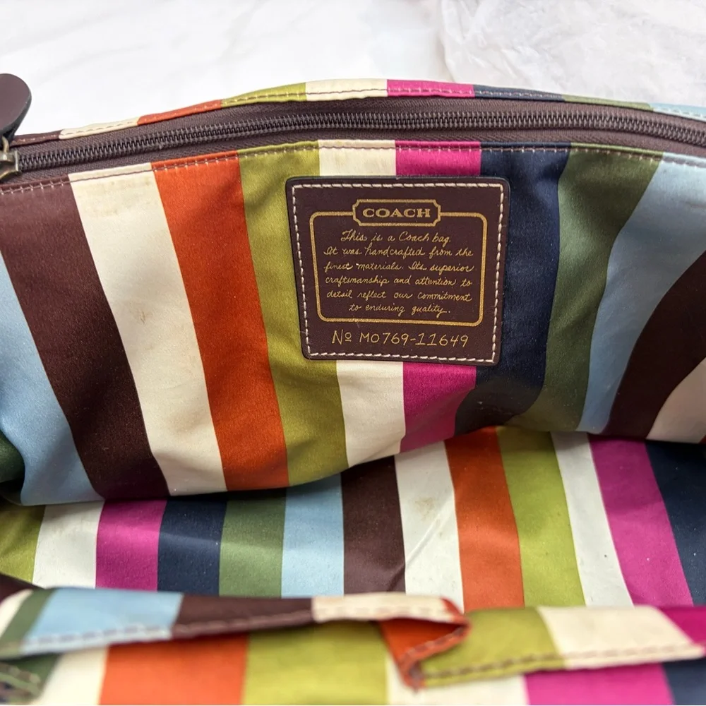 Coach Black Legacy Luci Dome Satchel with Brass Hardware 11649 - Picture 10 of 11